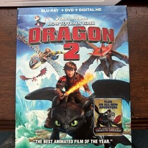 Dreamworks How to Train Your Dragon 2 Blu-ray DVD Combo - Blue and Red